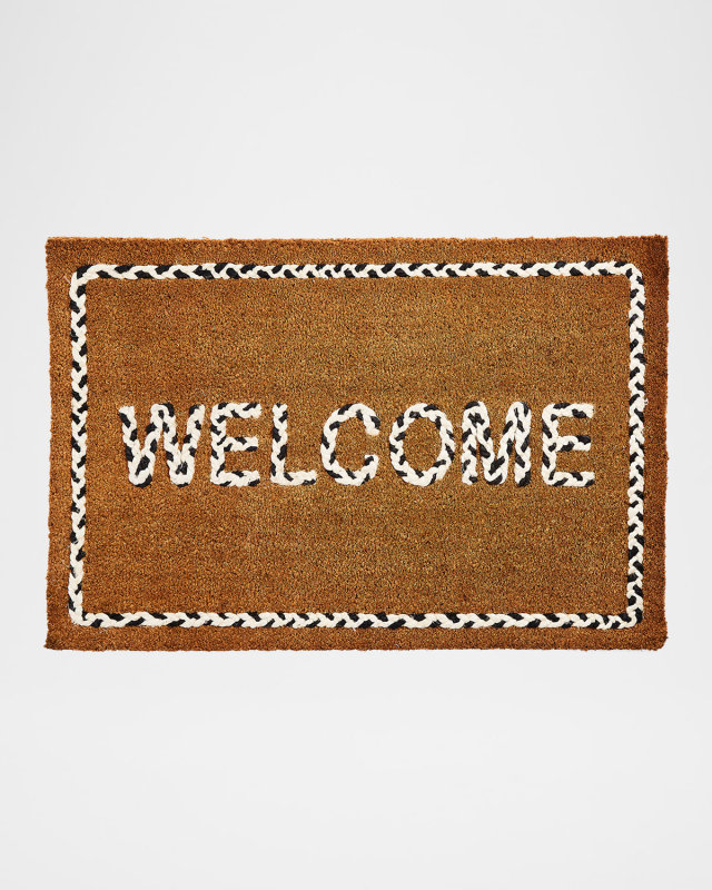 Braided Welcome Entrance Mat, 2' x 3'